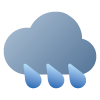 Slight rain showers